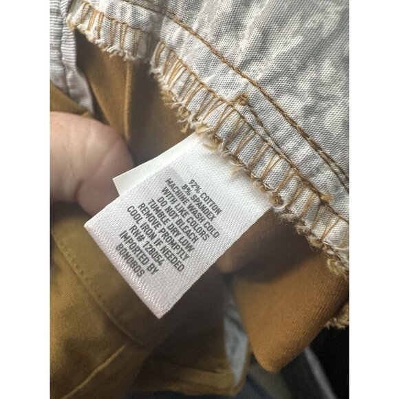 Bonobos Men's Brown Khaki Pants 33/32 100% Cotton Business Casual - Picture 4 of 7